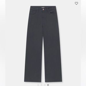 Naadam - BNWT - twill wide leg pants in navy, size 6